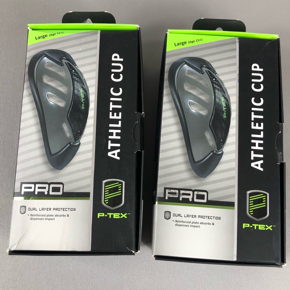 P-Tex Pro Dual Layer Protection Athletic Cup Size Large Age 15+